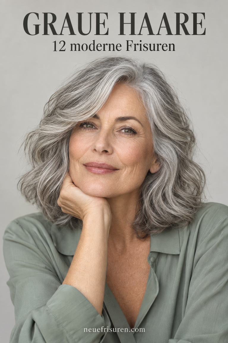 Frisuren für graue Haare: 12 moderne Ideen für natürliches Silber