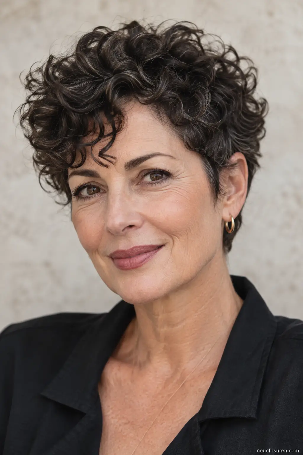 Lockiger Pixie Cut mit natürlichem Volumen – neuefrisuren.com